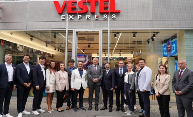 "Vestel Express"in Avrupada'daki ilk mağazası Berlin'de açıldı